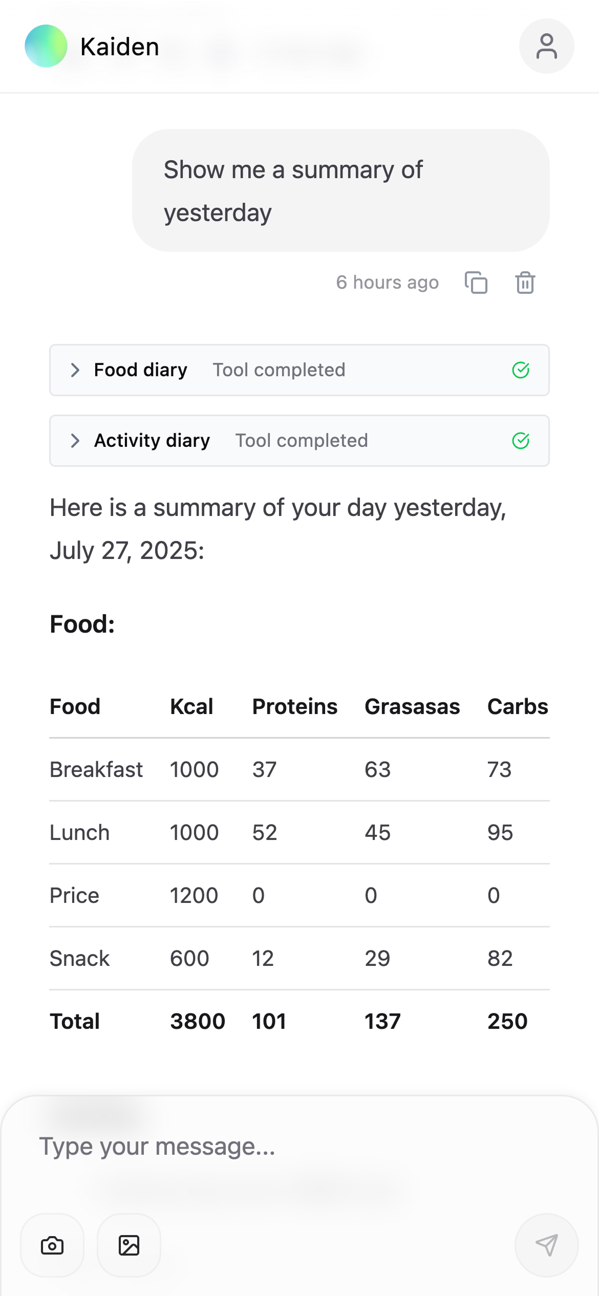 Review your data
